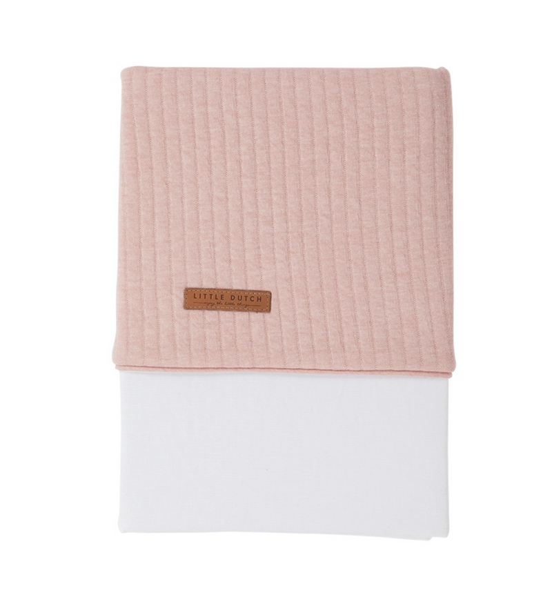 Little Dutch - Crib sheet Pure pink