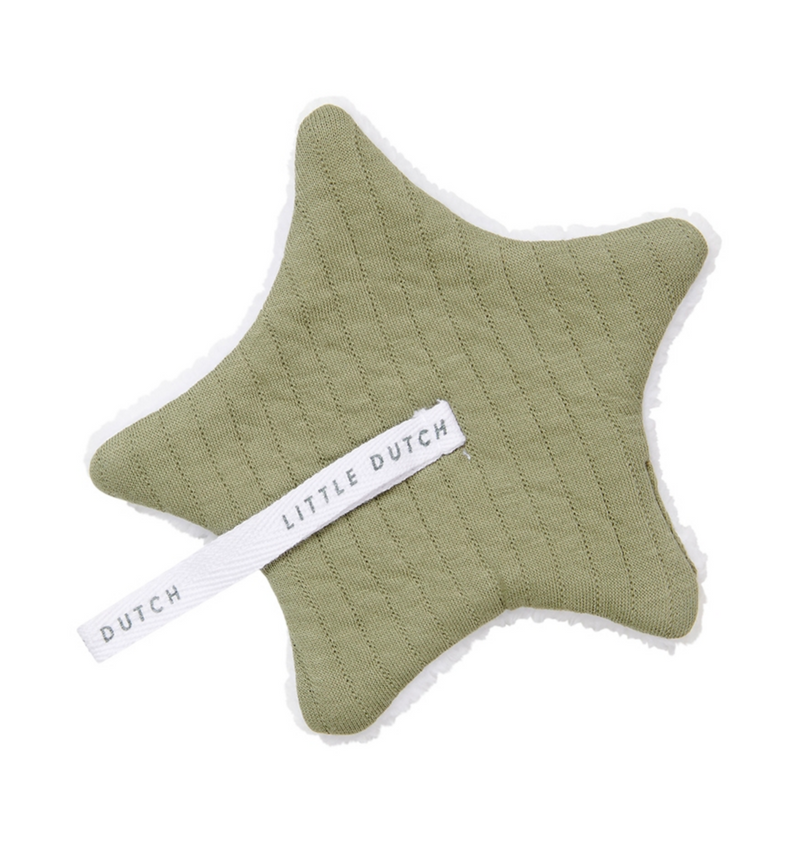 Little Dutch - Schnullertuch Pure Olive