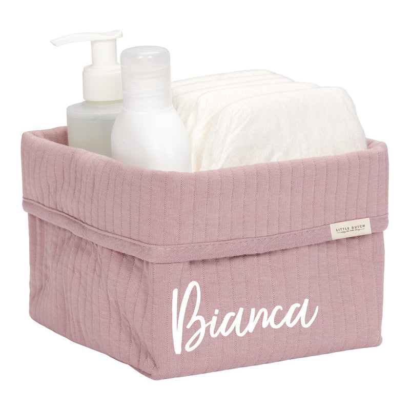 Pure Mauve nursing basket, small | Little Dutch