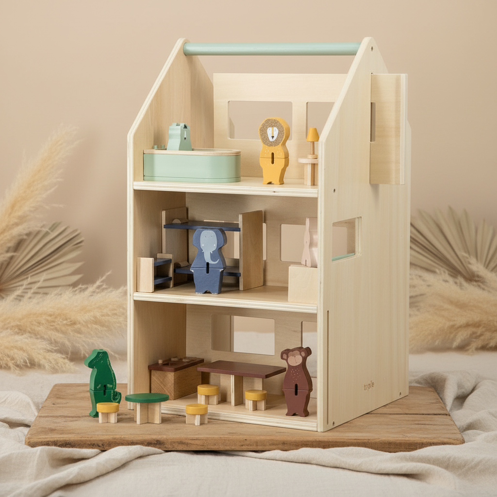 Maisonnette en bois avec accessoires | Trixie