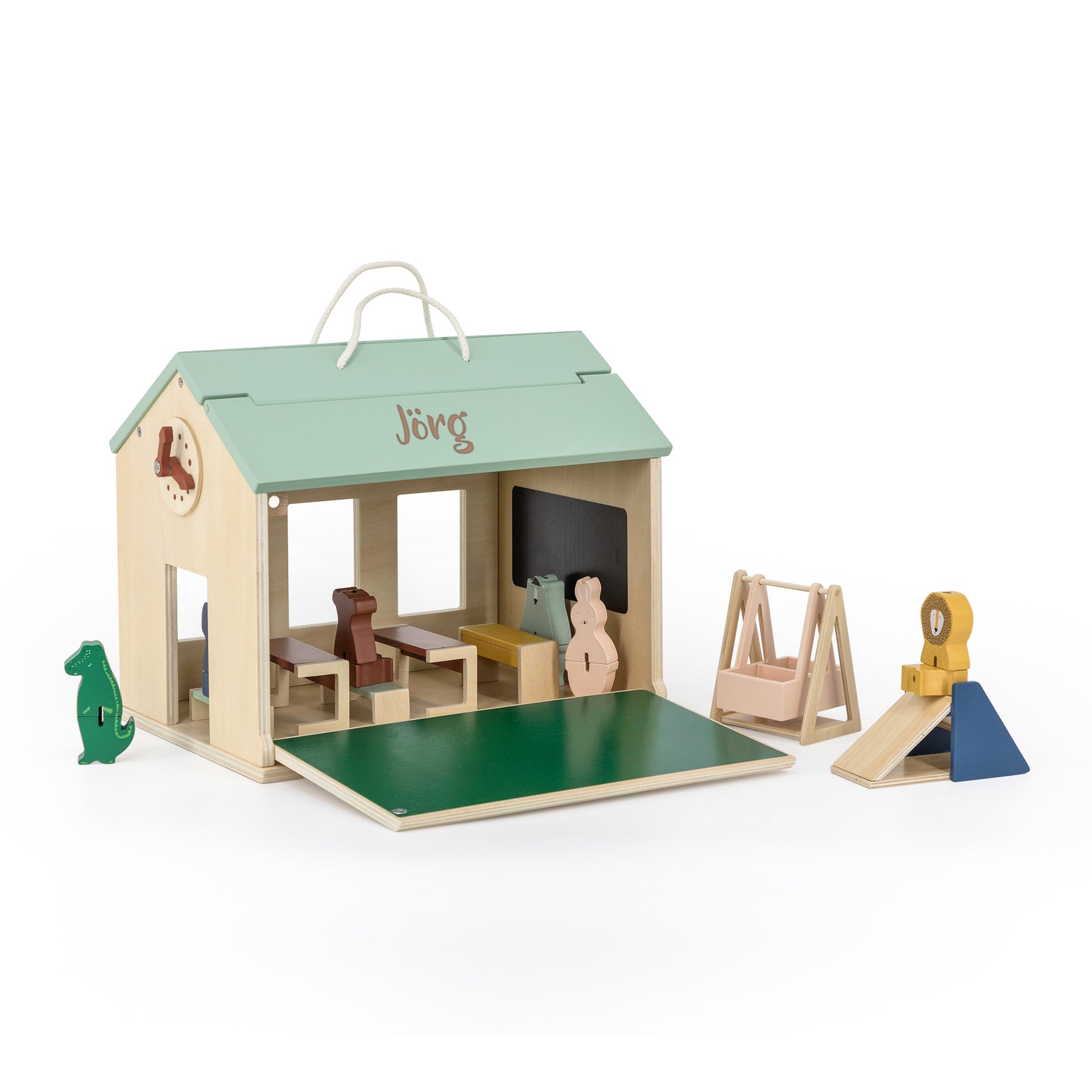 School with accessories made of wood | Trixie