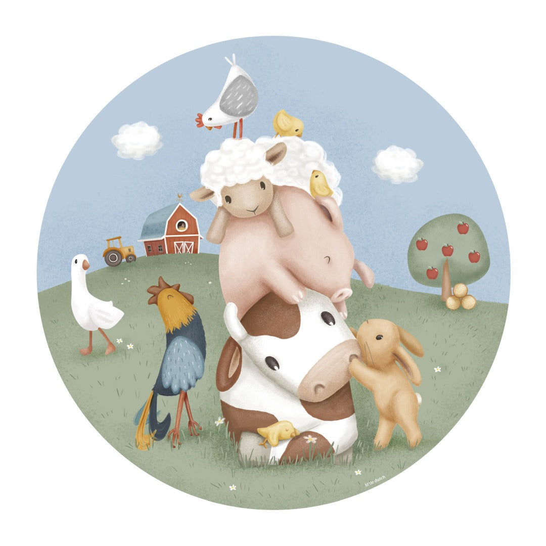 Non-woven wallpaper around Little Farm | Little Dutch