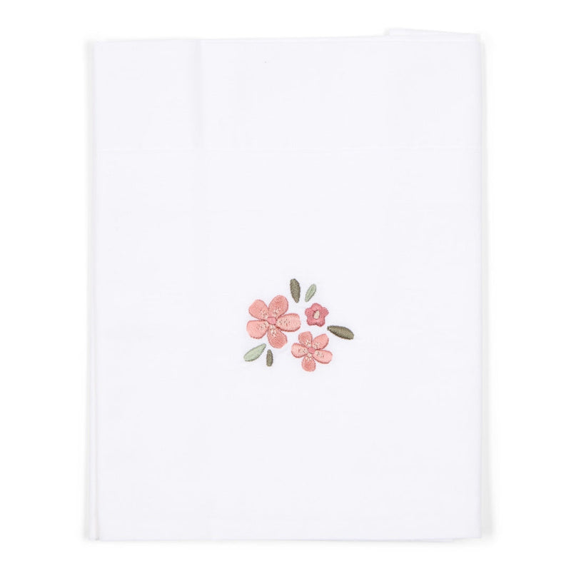 Embroidered cradle sheet Fairy Flowers | Little Dutch