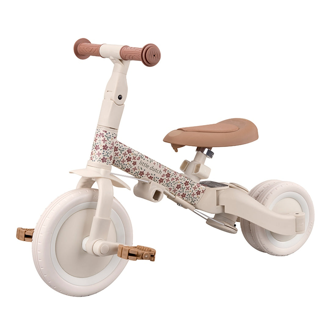 Grow-Along 4-in-1 Tricycle Sunny Flower Off-white | Little Dutch