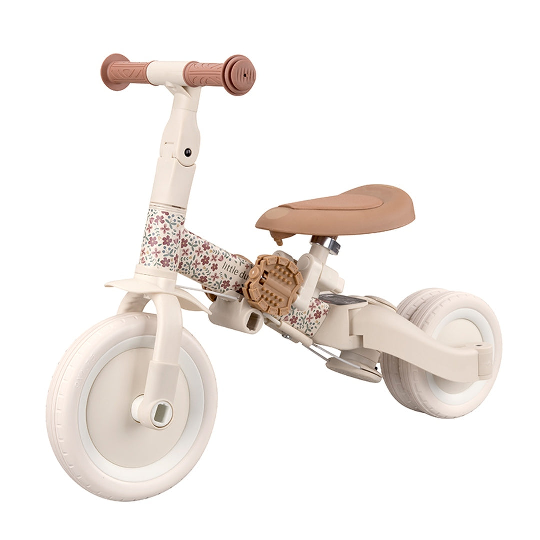Grow-Along 4-in-1 Tricycle Sunny Flower Off-white | Little Dutch