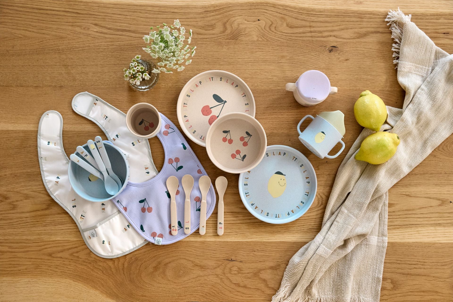 Kindergeschirr Set Happy Fruits - Cherry | Lässig