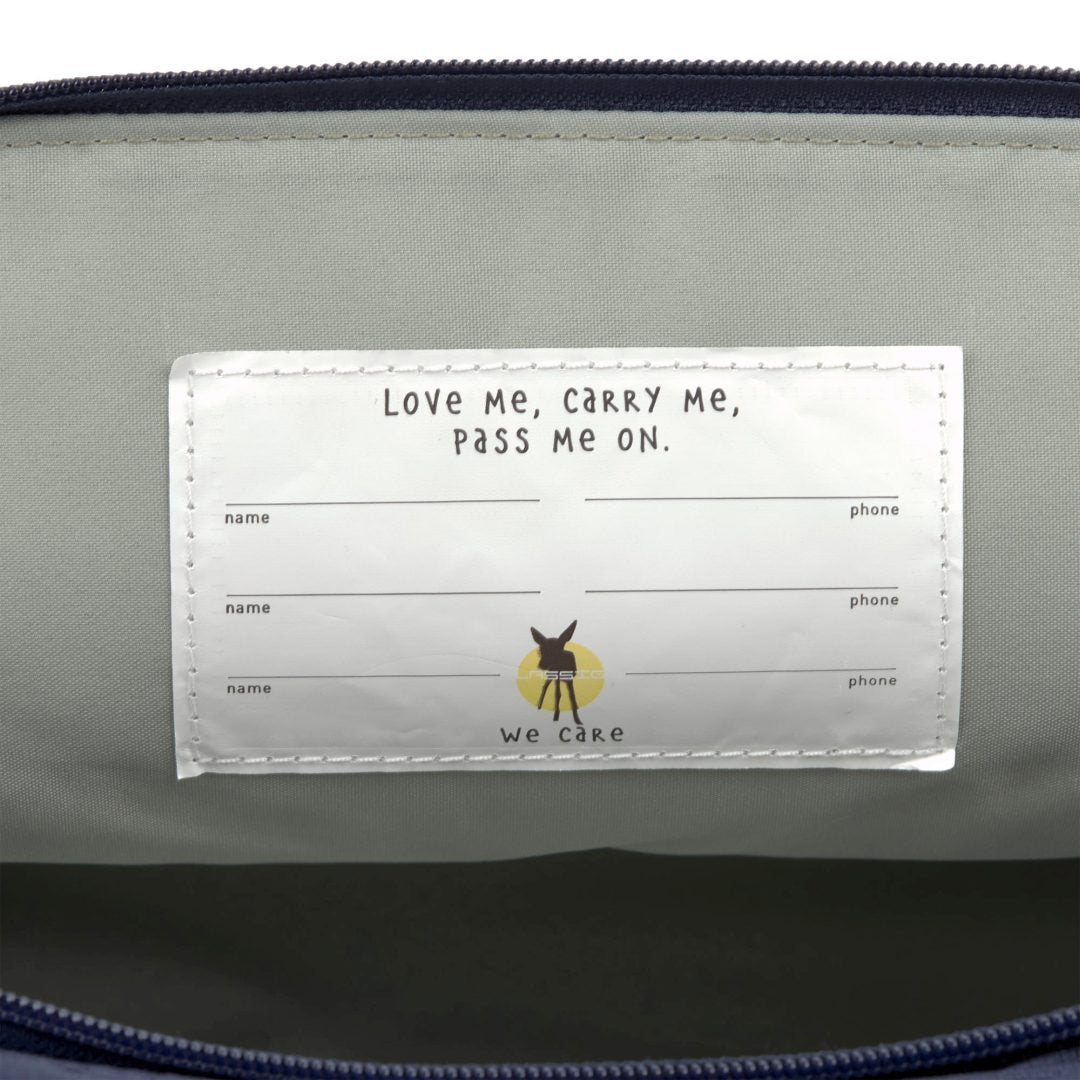 Children's Rolltop Backpack - Little Gang, Dark Blue | Lässig
