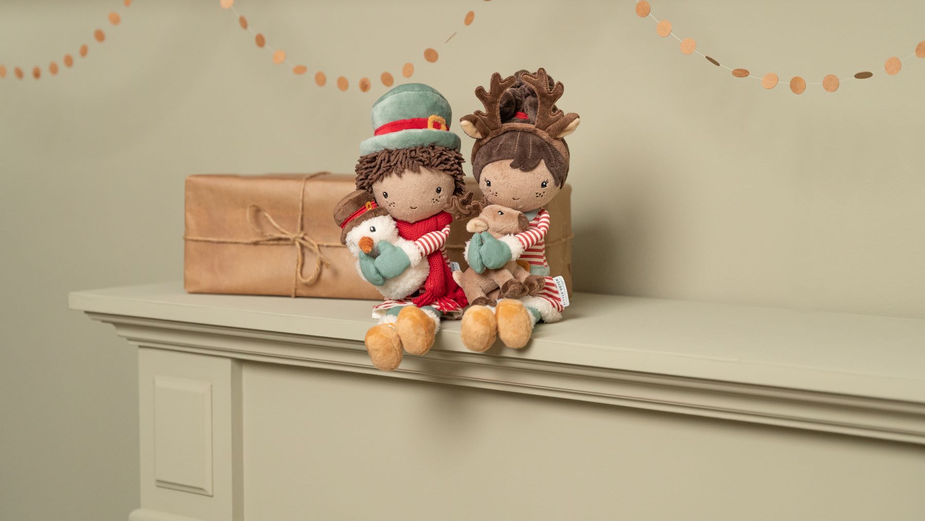 Poupée câline Evi Hiver 35 cm – Poupée en tissu souple pour enfants