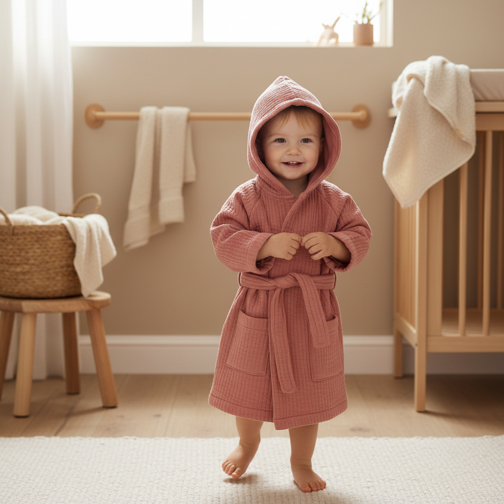 Peignoir Pure Pink Blush | Little Dutch