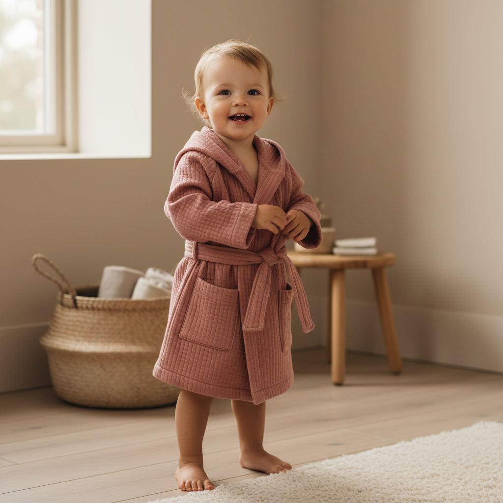 Peignoir Pure Pink Blush | Little Dutch