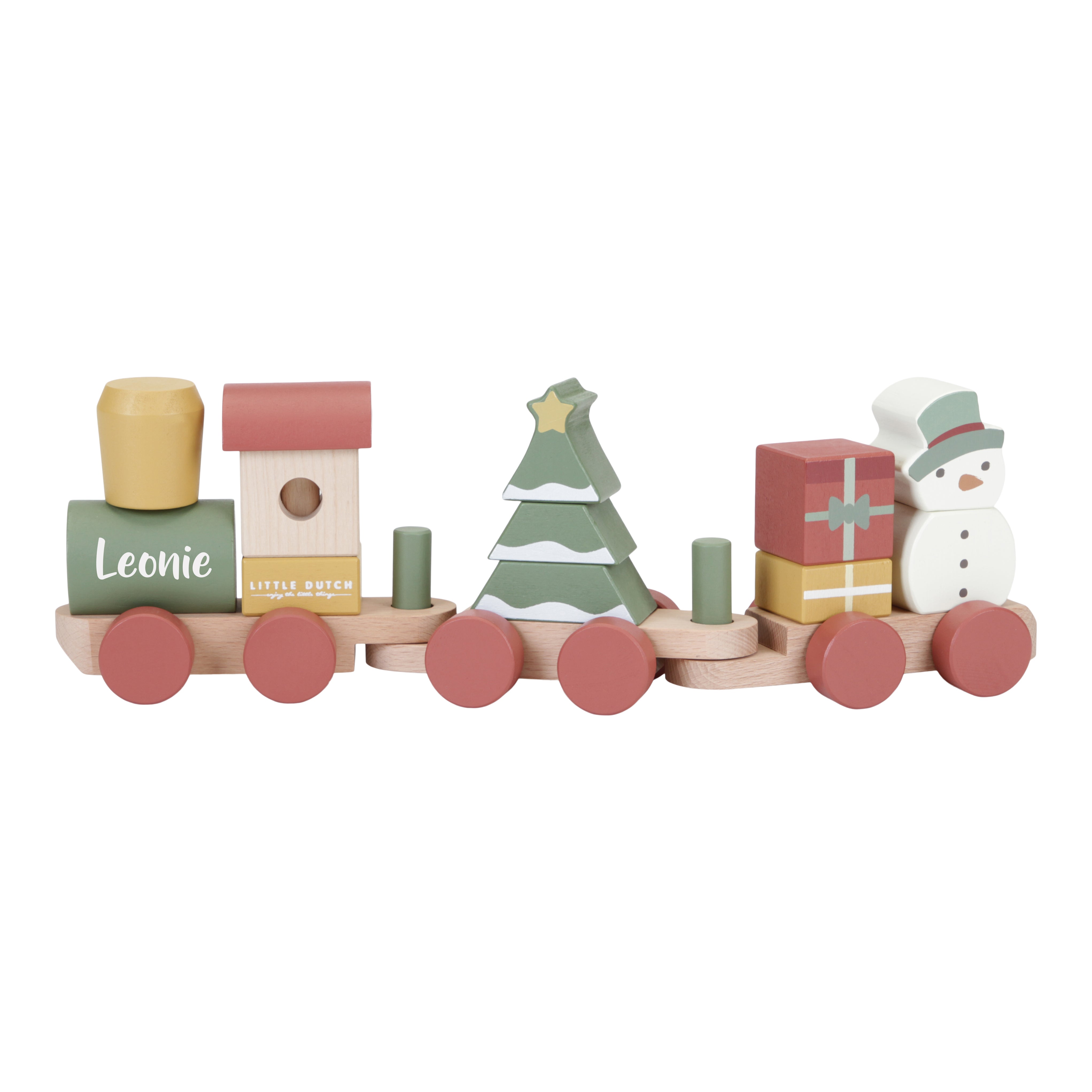 Personalized Wooden Train Christmas – Birth Gift