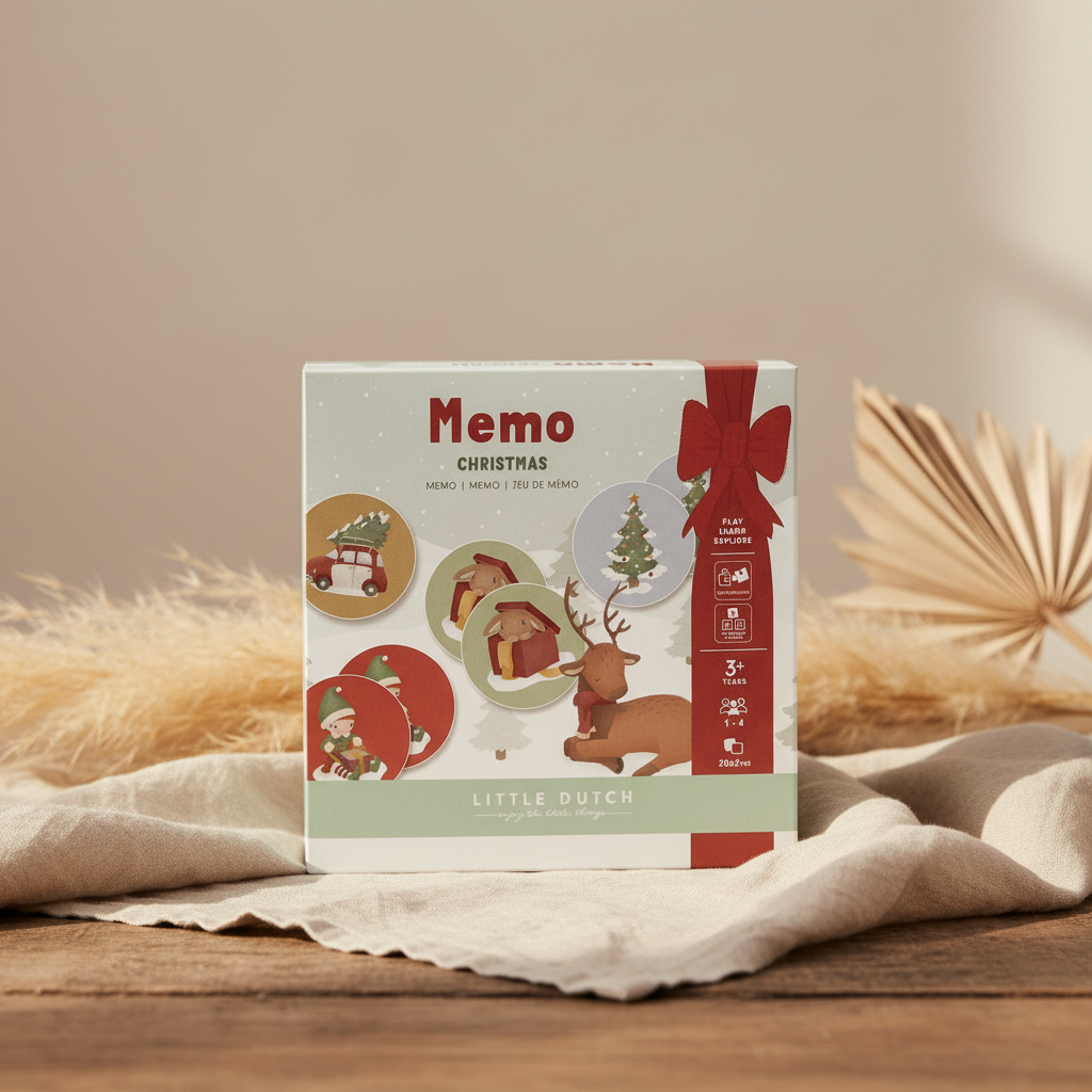 Gedächtnisspiel-Spiel X-MAS – Winterliches Kartenspiel für Kinder