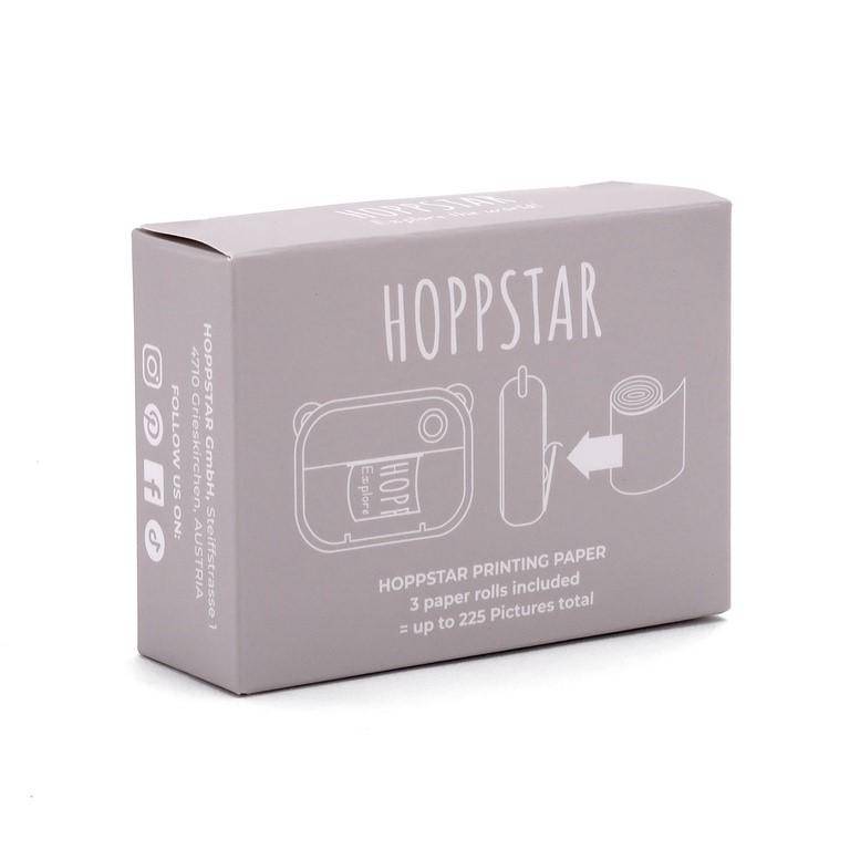 Paper rolls 3-pack refill pack for camera white | Hoppstar