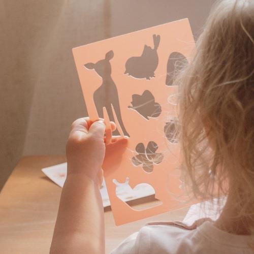 Schreibset mit Fairy Garden Motiv fuer Kinder mit Stiften und Zubehoer zum Malen, Schreiben und kreativen Gestalten