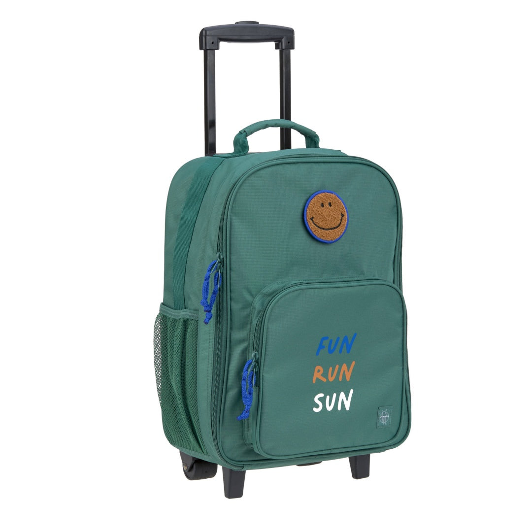 Trolley Little Gang, dark green | Lässig